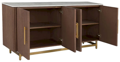 Fairfield Chair Company - Dimitri Four Door Credenza, Kafe - 8072-17 view 2