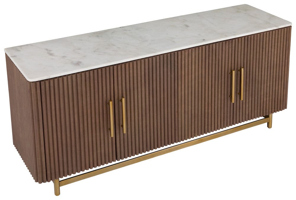 Fairfield Chair Company - Dimitri Four Door Credenza, Kafe - 8072-17 view 6