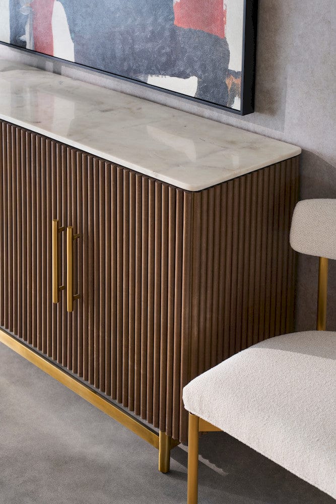 Fairfield Chair Company - Dimitri Four Door Credenza, Kafe - 8072-17 view 13