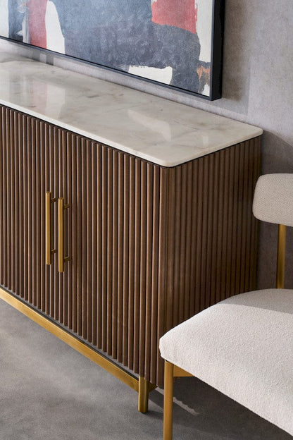 Fairfield Chair Company - Dimitri Four Door Credenza, Kafe - 8072-17 view 13