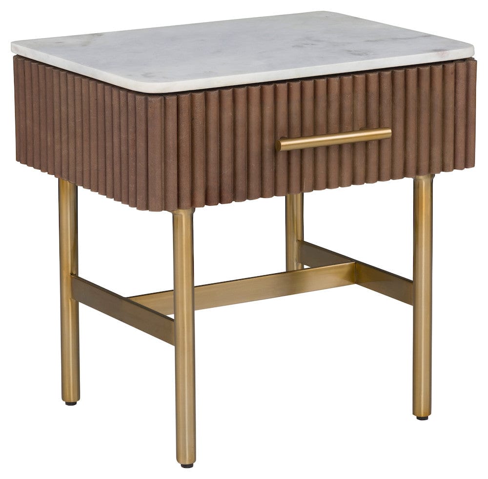 Fairfield Chair Company - Dimitri One Drawer End Table, Kafe - 8072-95 view 1