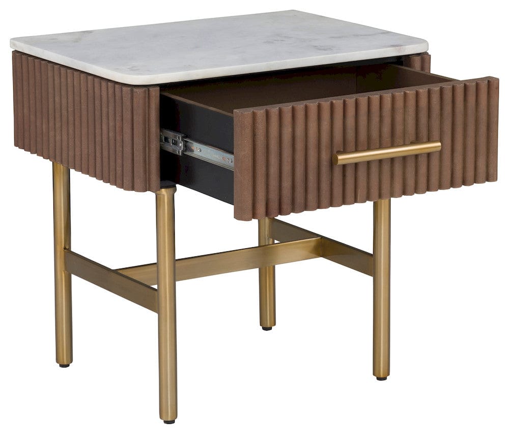 Fairfield Chair Company - Dimitri One Drawer End Table, Kafe - 8072-95 view 2