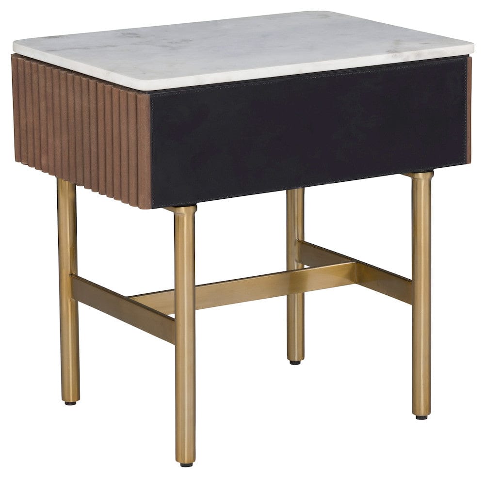 Fairfield Chair Company - Dimitri One Drawer End Table, Kafe - 8072-95 view 3