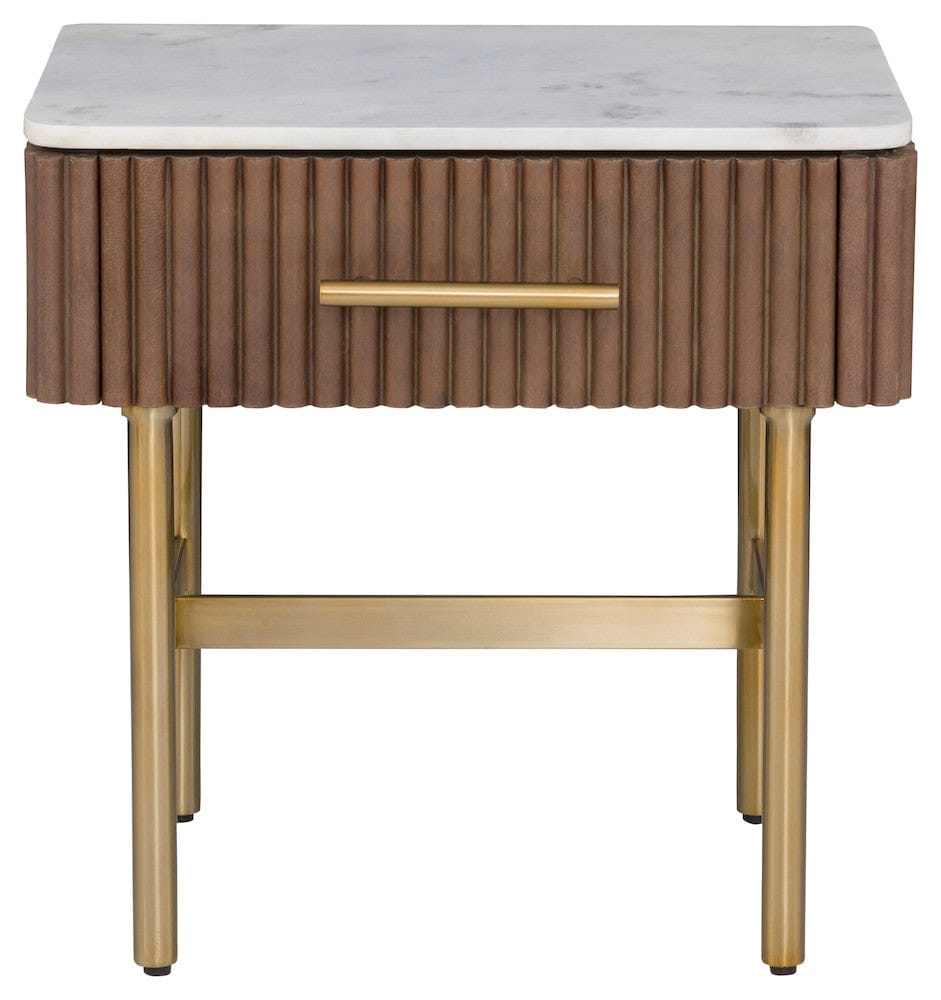 Fairfield Chair Company - Dimitri One Drawer End Table, Kafe - 8072-95 view 4