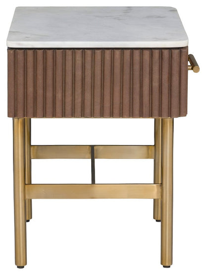 Fairfield Chair Company - Dimitri One Drawer End Table, Kafe - 8072-95 view 5