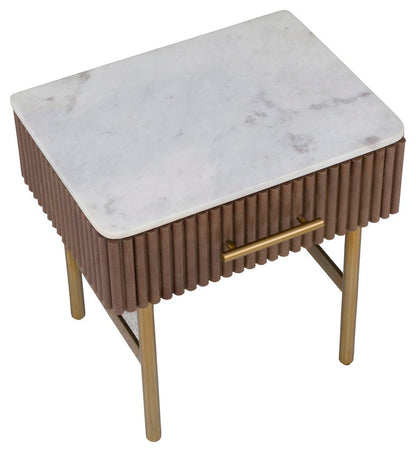 Fairfield Chair Company - Dimitri One Drawer End Table, Kafe - 8072-95 view 6