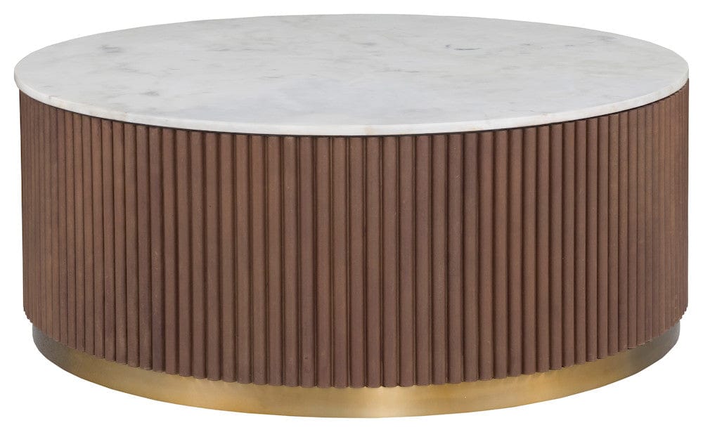 Fairfield Chair Company - Dimitri Round Cocktail Table, Kafe - 8072-13 view 1