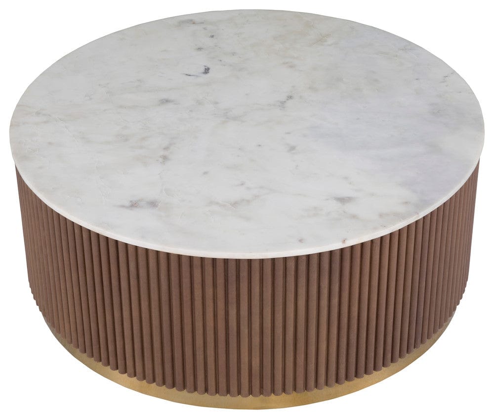 Fairfield Chair Company - Dimitri Round Cocktail Table, Kafe - 8072-13 view 2
