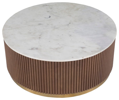 Fairfield Chair Company - Dimitri Round Cocktail Table, Kafe - 8072-13 view 2
