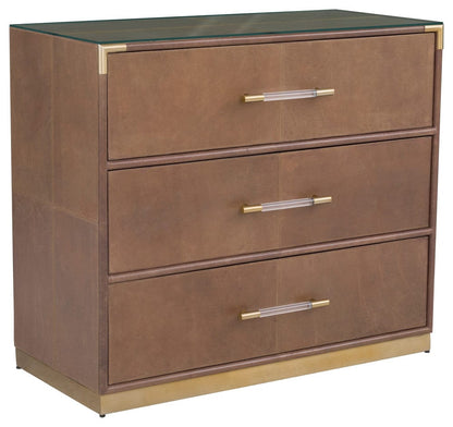 Fairfield Chair Company - Dimitri Three Drawer Chest, Kafe - 8071-CH view 1