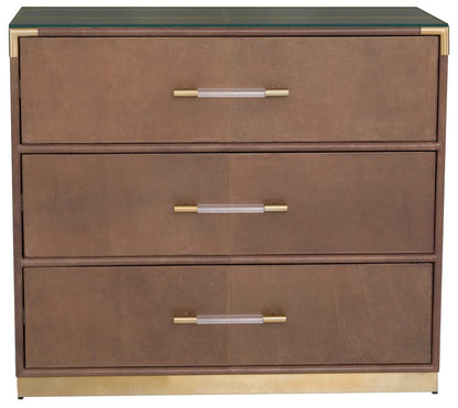 Fairfield Chair Company - Dimitri Three Drawer Chest, Kafe - 8071-CH view 4