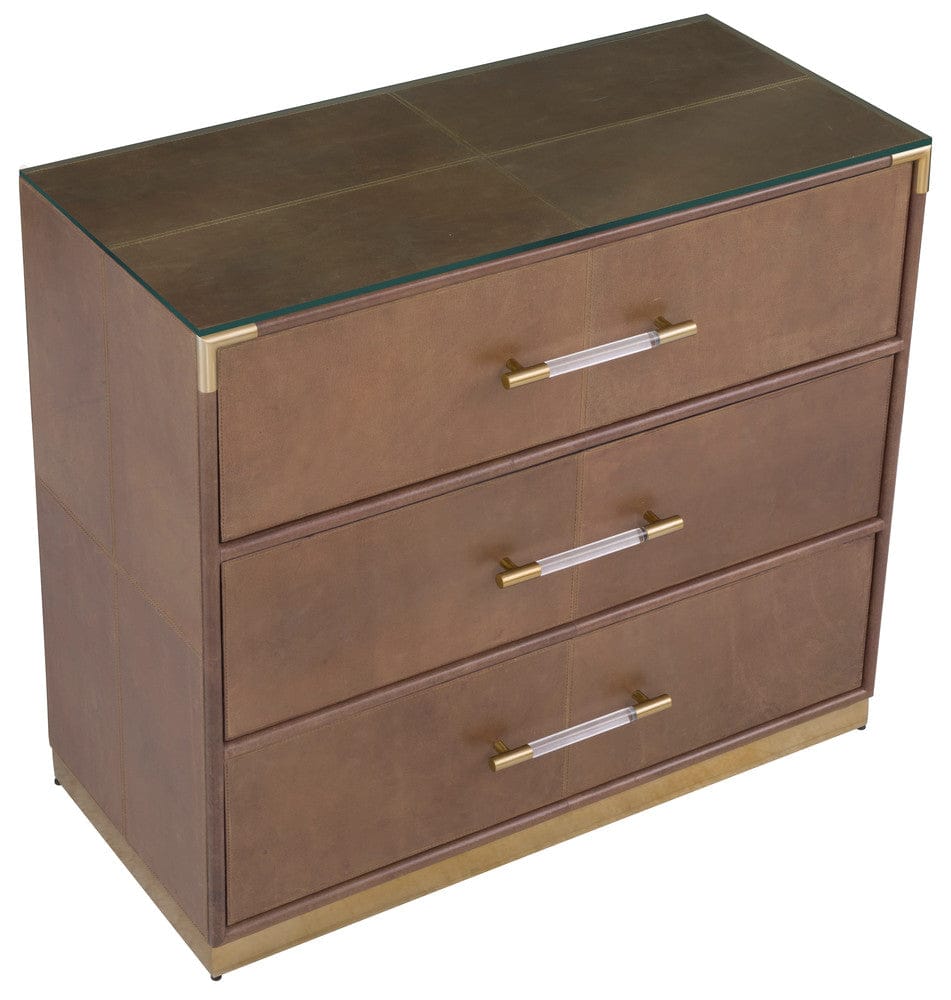 Fairfield Chair Company - Dimitri Three Drawer Chest, Kafe - 8071-CH view 6
