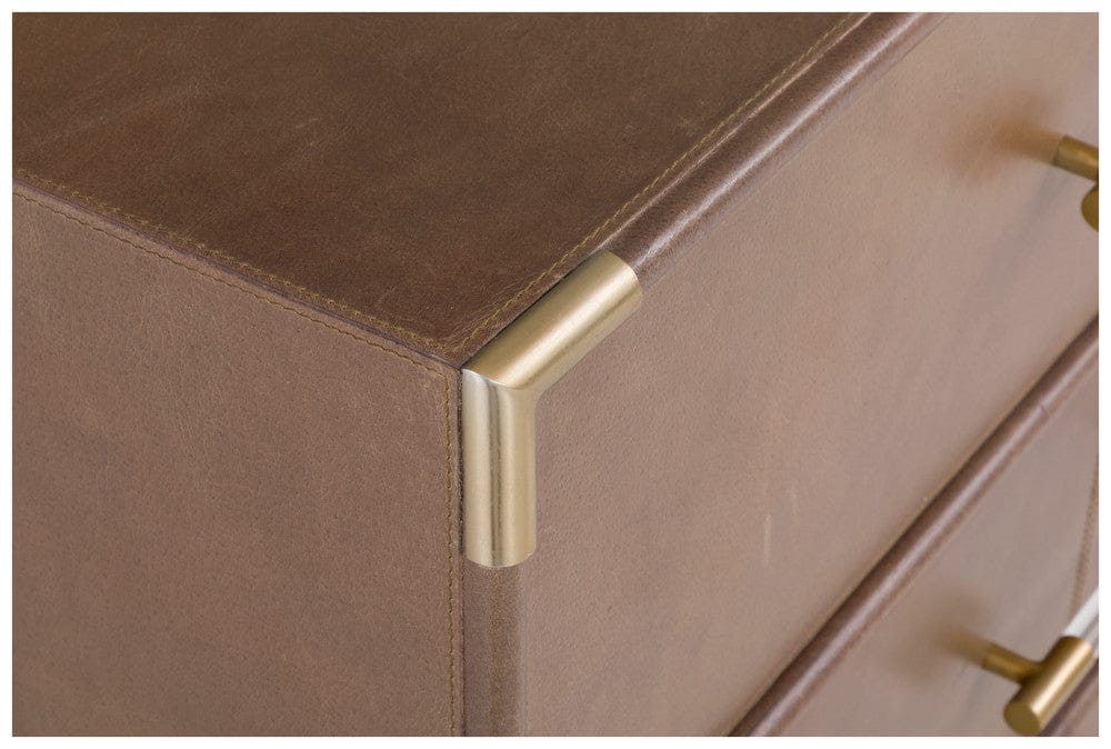 Fairfield Chair Company - Dimitri Three Drawer Chest, Kafe - 8071-CH view 8