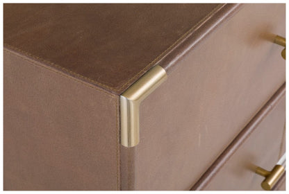 Fairfield Chair Company - Dimitri Three Drawer Chest, Kafe - 8071-CH view 8