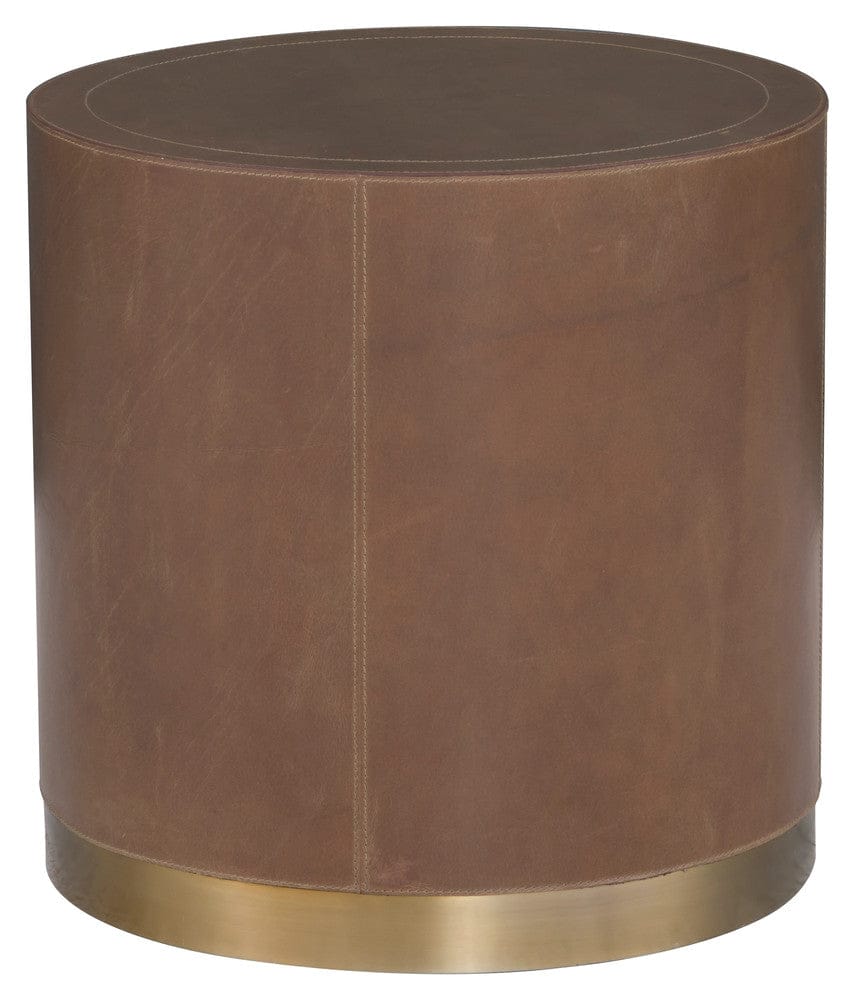Fairfield Chair Company - Dimitri Three Drawer Round End Table, Kafe - 8071-19 view 3