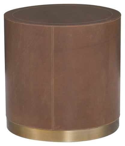 Fairfield Chair Company - Dimitri Three Drawer Round End Table, Kafe - 8071-19 view 3