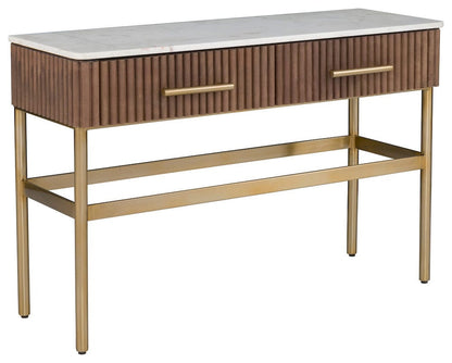 Fairfield Chair Company - Dimitri Two Drawer Rectangular Console, Kafe - 8072-99 view 1