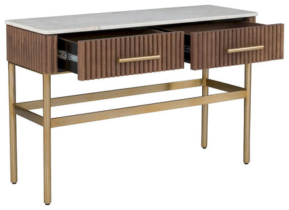 Fairfield Chair Company - Dimitri Two Drawer Rectangular Console, Kafe - 8072-99 view 2