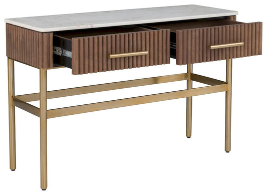 Fairfield Chair Company - Dimitri Two Drawer Rectangular Console, Kafe - 8072-99 view 2