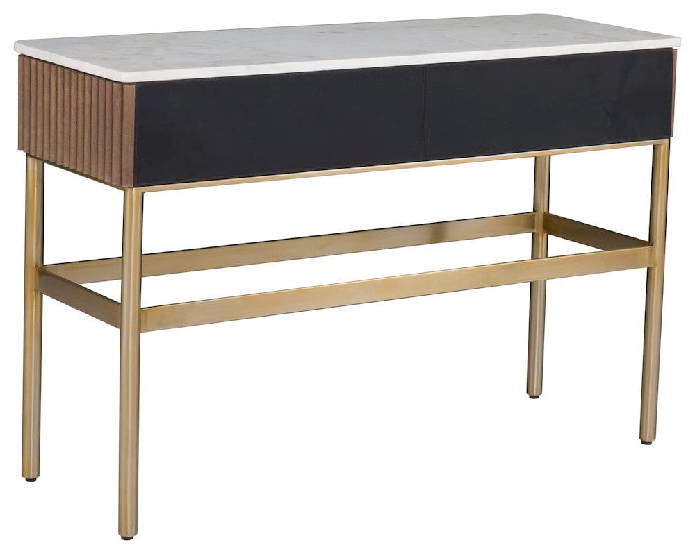 Fairfield Chair Company - Dimitri Two Drawer Rectangular Console, Kafe - 8072-99 view 3