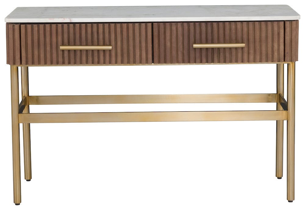 Fairfield Chair Company - Dimitri Two Drawer Rectangular Console, Kafe - 8072-99 view 4