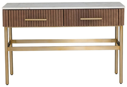 Fairfield Chair Company - Dimitri Two Drawer Rectangular Console, Kafe - 8072-99 view 4