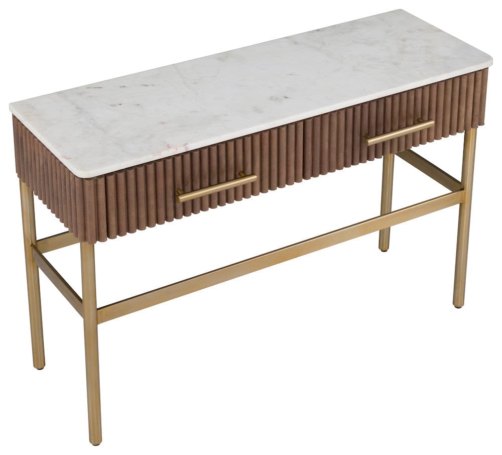Fairfield Chair Company - Dimitri Two Drawer Rectangular Console, Kafe - 8072-99 view 6