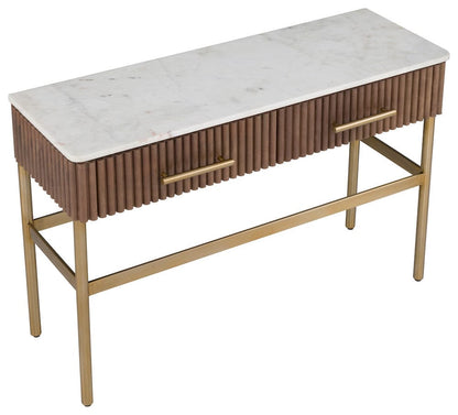 Fairfield Chair Company - Dimitri Two Drawer Rectangular Console, Kafe - 8072-99 view 6