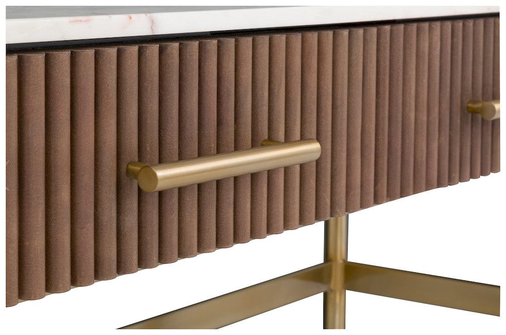 Fairfield Chair Company - Dimitri Two Drawer Rectangular Console, Kafe - 8072-99 view 7