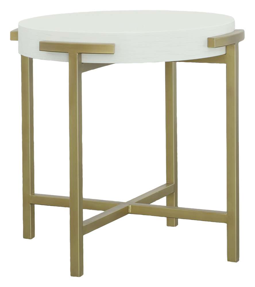 Fairfield Chair Company - East Camden Round End Table - 8098-19 veiw 1