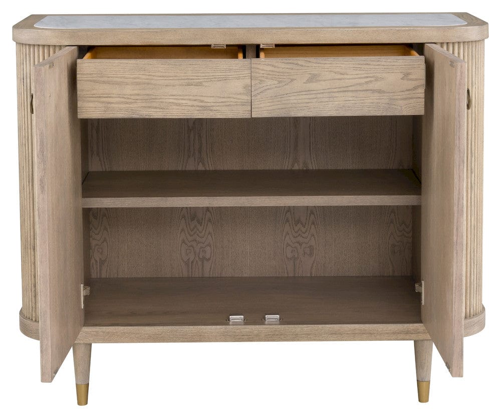 Fairfield Chair Company - Everett Demilune Credenza, Biscotti - 8030-82 view 4