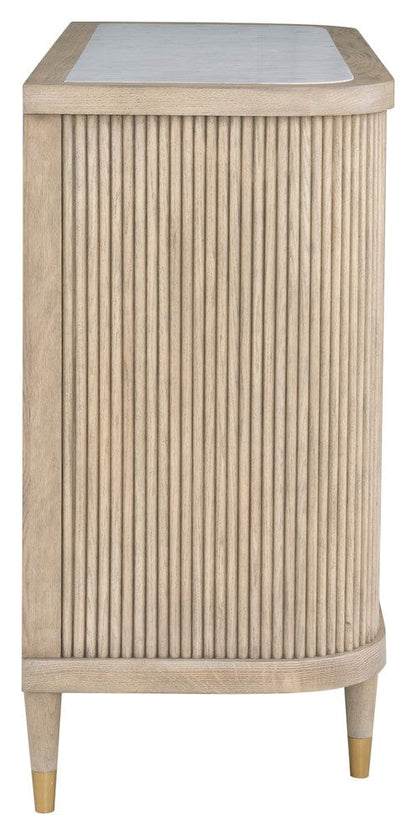 Fairfield Chair Company - Everett Demilune Credenza, Biscotti - 8030-82 view 5