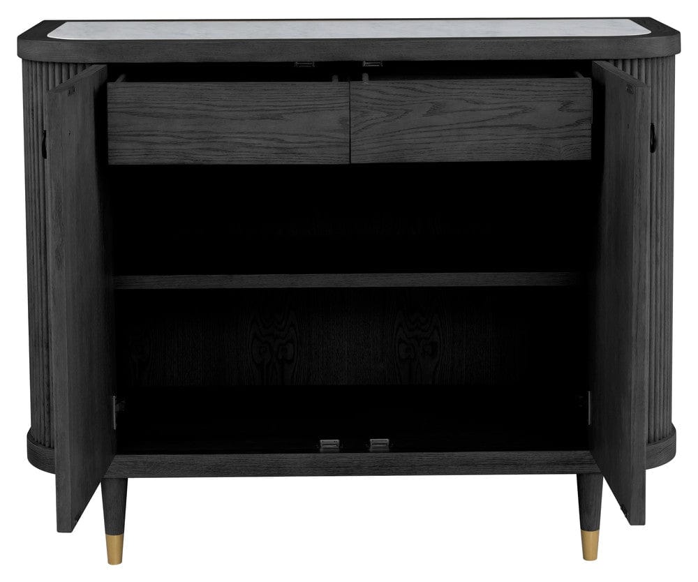 Fairfield Chair Company - Everett Demilune Credenza, Charcoal - 8030-82-C view 4