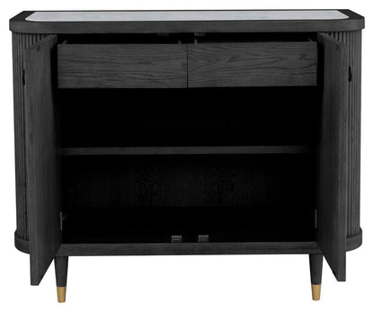 Fairfield Chair Company - Everett Demilune Credenza, Charcoal - 8030-82-C view 4