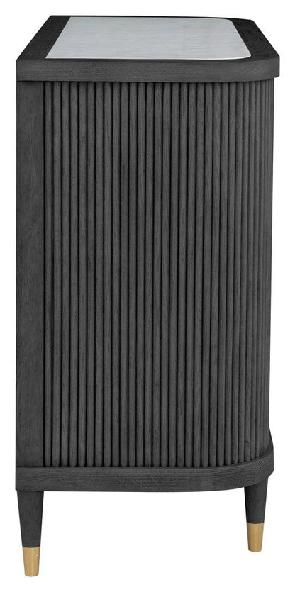 Fairfield Chair Company - Everett Demilune Credenza, Charcoal - 8030-82-C view 5