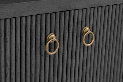 Fairfield Chair Company - Everett Demilune Credenza, Charcoal - 8030-82-C view 8