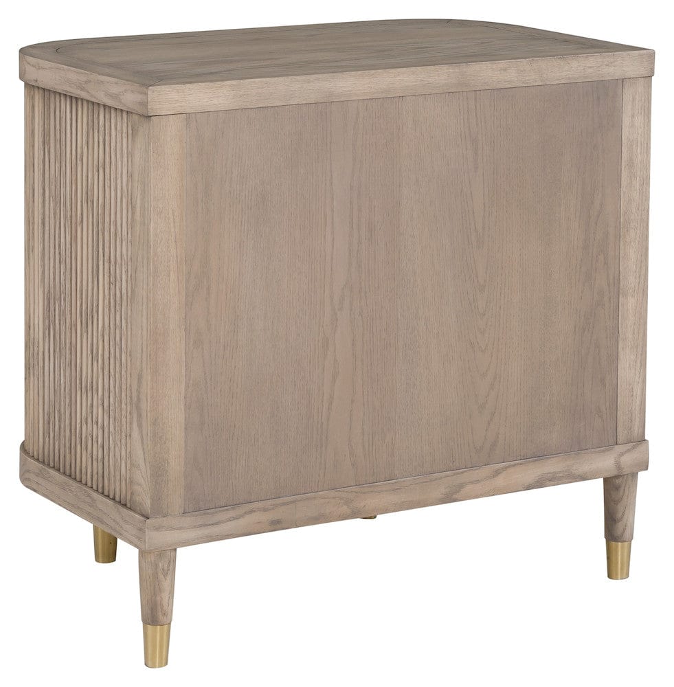 Fairfield Chair Company - Everett Demilune Nightstand, Biscotti - 8030-BS view 3