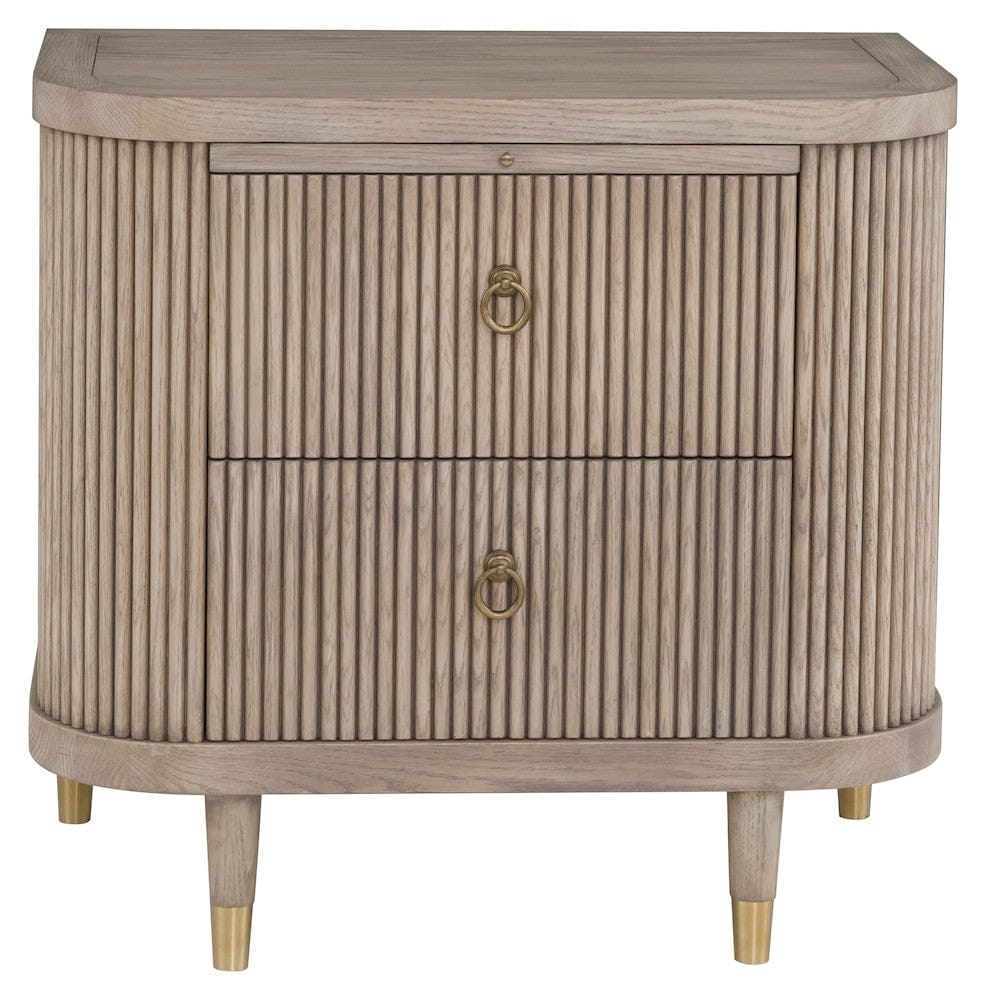 Fairfield Chair Company - Everett Demilune Nightstand, Biscotti - 8030-BS view 4