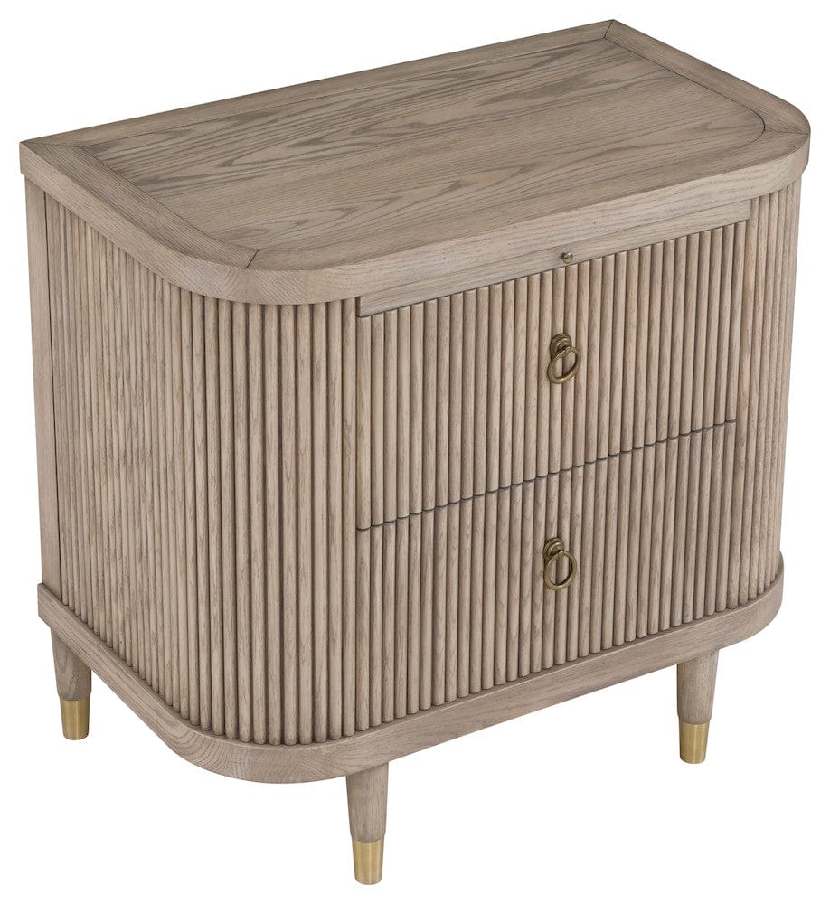 Fairfield Chair Company - Everett Demilune Nightstand, Biscotti - 8030-BS view 6