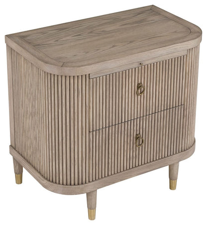 Fairfield Chair Company - Everett Demilune Nightstand, Biscotti - 8030-BS view 6