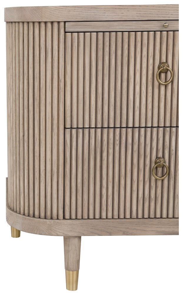 Fairfield Chair Company - Everett Demilune Nightstand, Biscotti - 8030-BS view 9