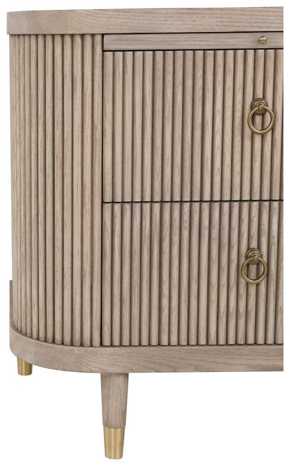 Fairfield Chair Company - Everett Demilune Nightstand, Biscotti - 8030-BS view 9
