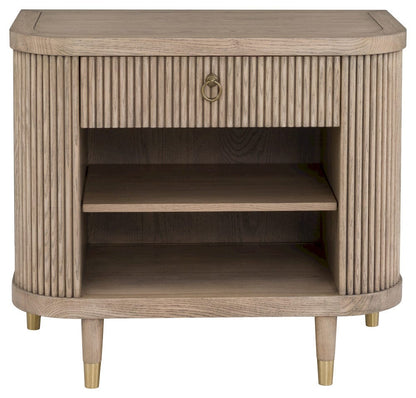 Fairfield Chair Company - Everett Demilune Nightstand, Biscotti - 8030-SN view 4