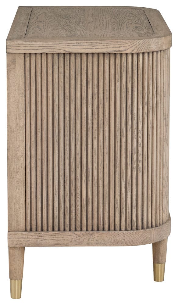Fairfield Chair Company - Everett Demilune Nightstand, Biscotti - 8030-SN view 5