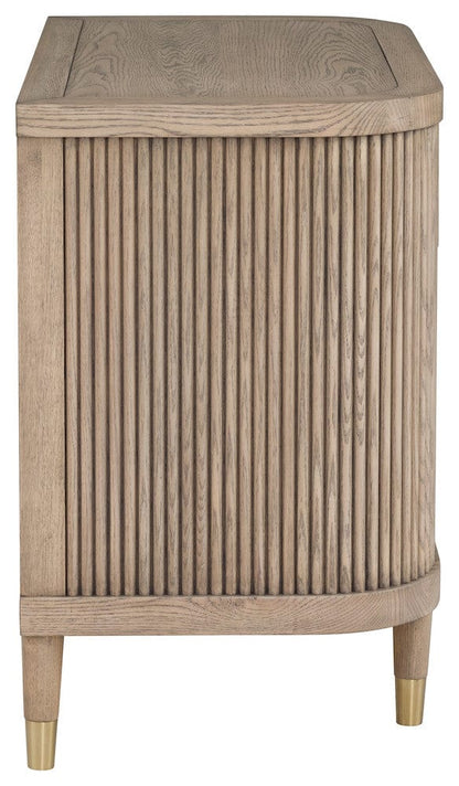 Fairfield Chair Company - Everett Demilune Nightstand, Biscotti - 8030-SN view 5