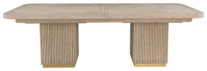 Fairfield Chair Company - Everett Double Pedestal Dining Table, Biscotti - 8030-DT view 2
