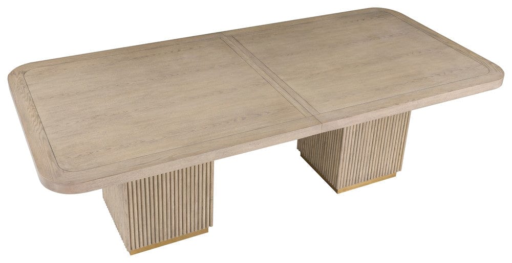 Fairfield Chair Company - Everett Double Pedestal Dining Table, Biscotti - 8030-DT view 4
