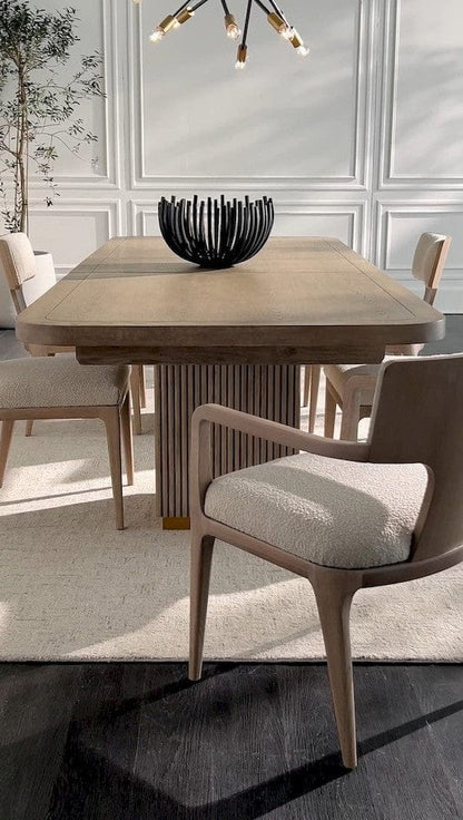 Fairfield Chair Company - Everett Double Pedestal Dining Table, Biscotti - 8030-DT view 10