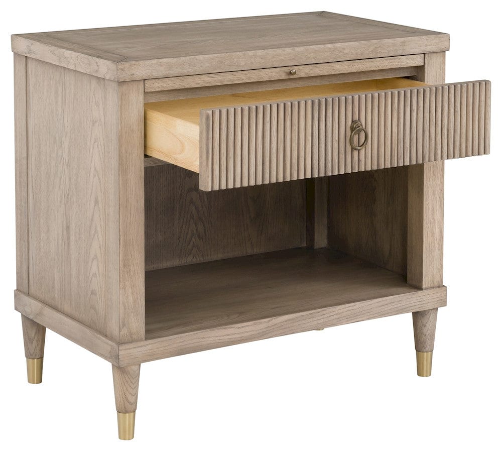 Fairfield Chair Company - Everett Everett One Drawer Rectangular Nightstand, Biscotti - 8030-NS view 2