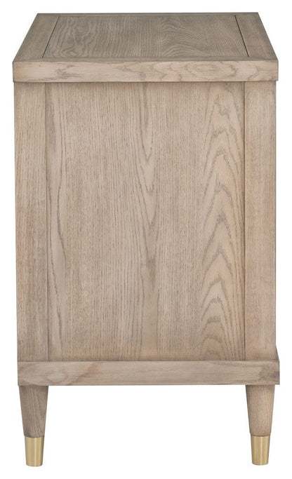 Fairfield Chair Company - Everett Everett One Drawer Rectangular Nightstand, Biscotti - 8030-NS view 5